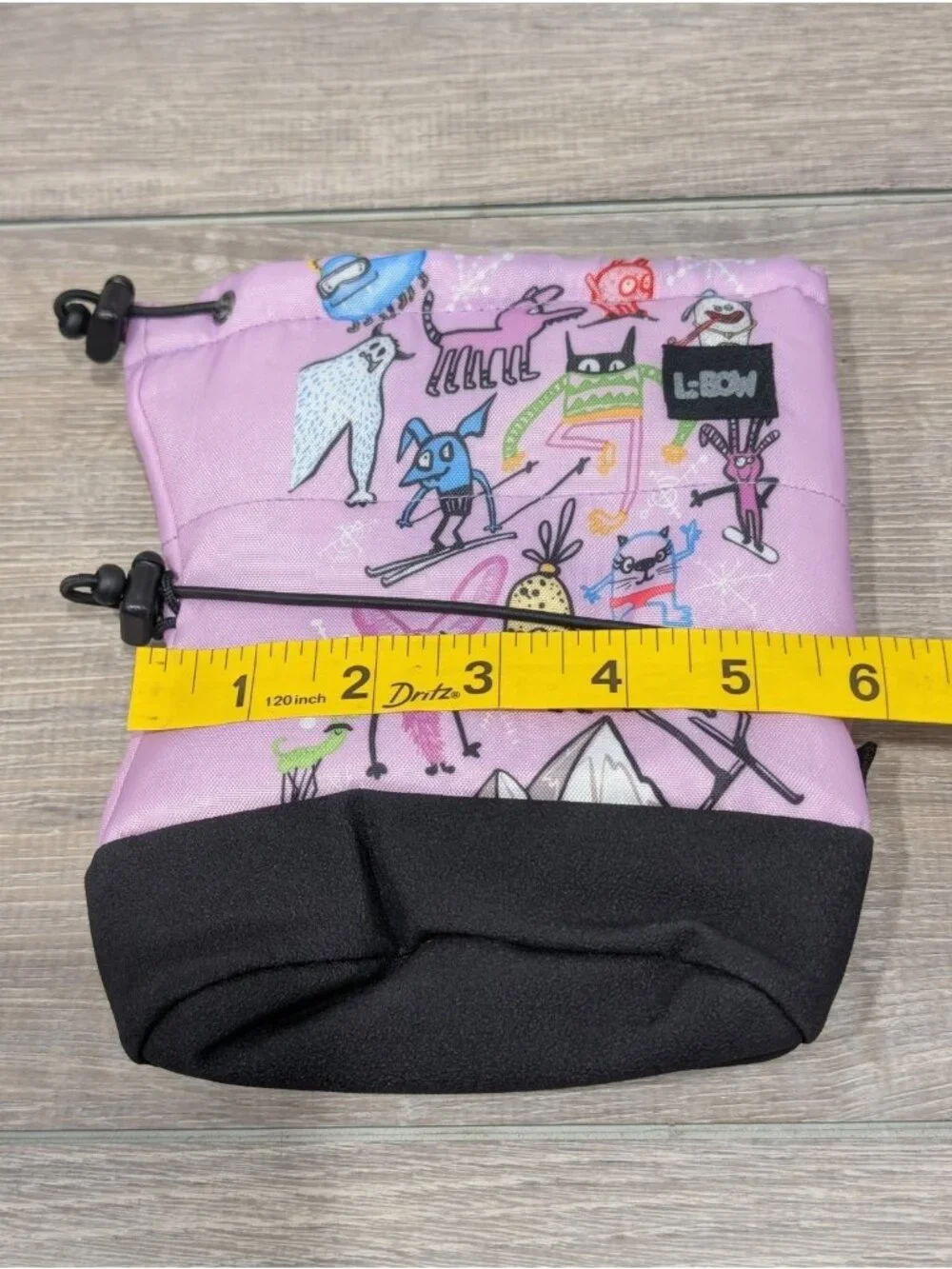 L-Bow Carly Jo Monster Pink Waterproof Booties Fleece Lined Non-Slip Sz 12-24M